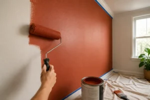 Painting a single accent wall is one of the most effective budget room decorating ideas for a quick transformation.