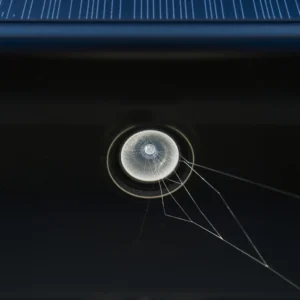 Outdoor solar lights flash caused by a dusty, cobweb-covered sensor lens.