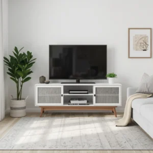 Budget refresh that shows how to arrange small living room furniture for under fifty dollars.