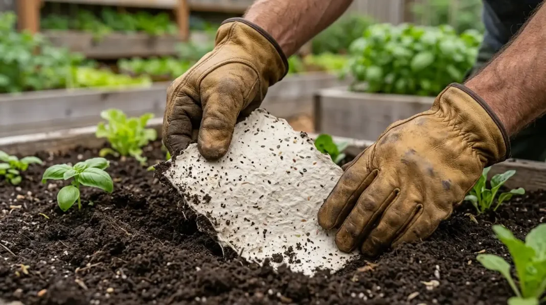 fix-unsprouted-seed-paper-featured Digging up a buried sheet to inspect it, the first move to fix unsprouted seed paper.