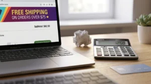 Free shipping minimum math used to stop hidden shipping fees.